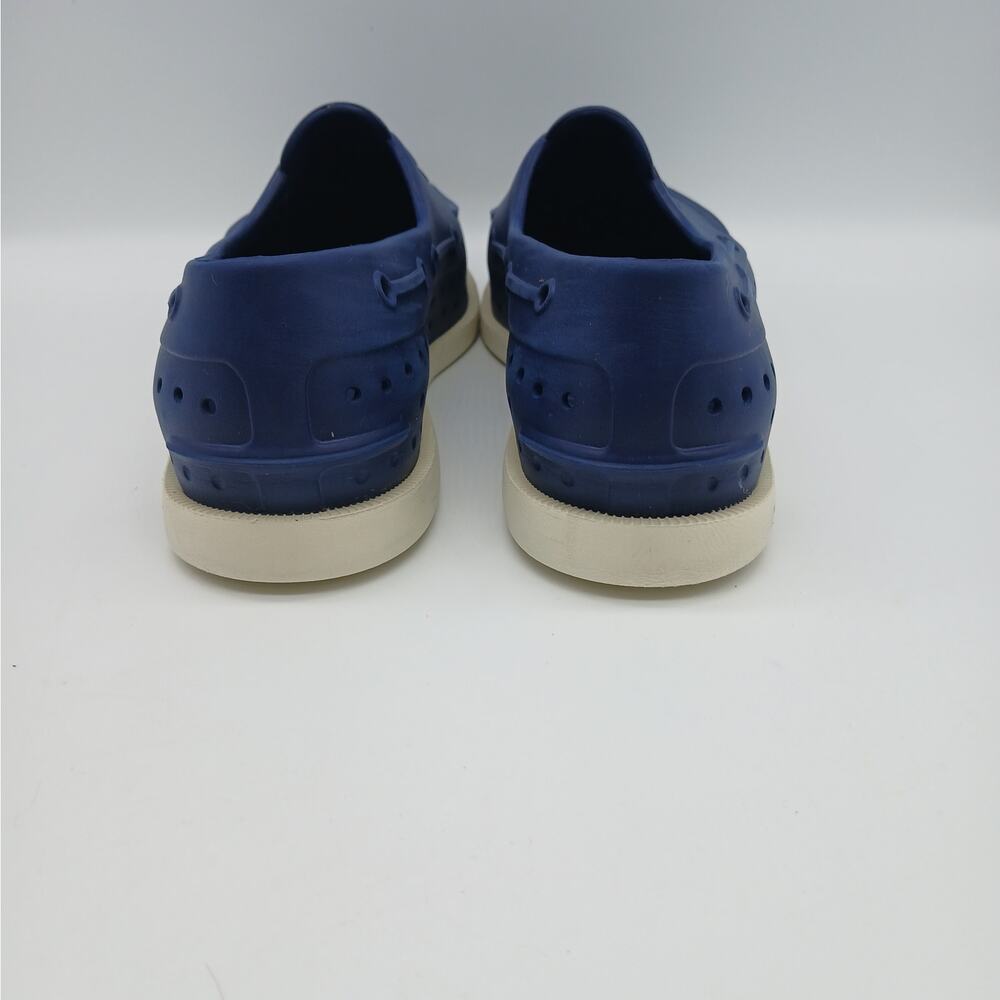 Native Unisex Howard Sugarlite Slip on Rubber Loafers Boat Shoes M8/W10 Navy - Picture 4 of 11